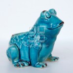 (ECH0039) Glazed Frog Tealight Candleholder